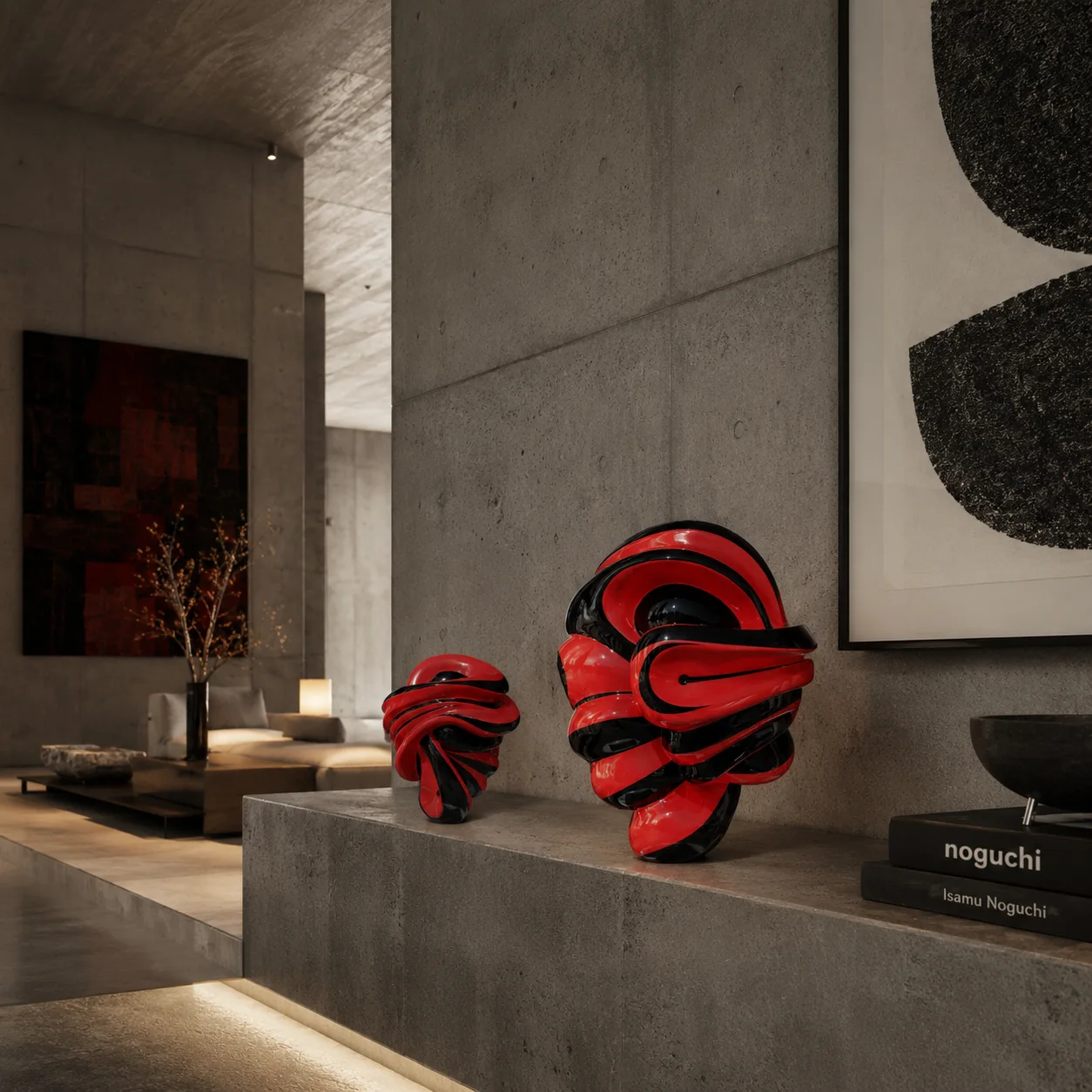 Corazón Rojo y Negro - imagen 3