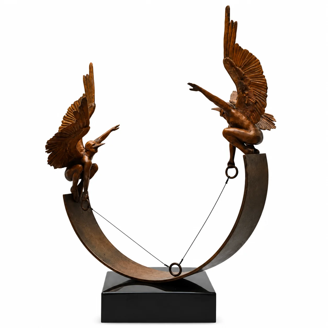 Escultura Boceto Balanza Hombre X