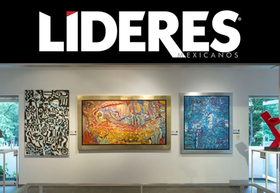 Tempo de Capital del Arte en la galería del Reloj gracias por la nota Lideres Mexicanos