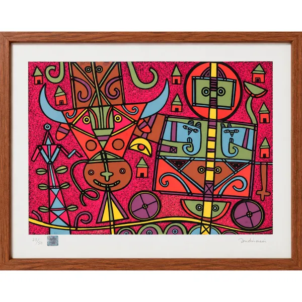 Vaquita con Ruedas (magenta)