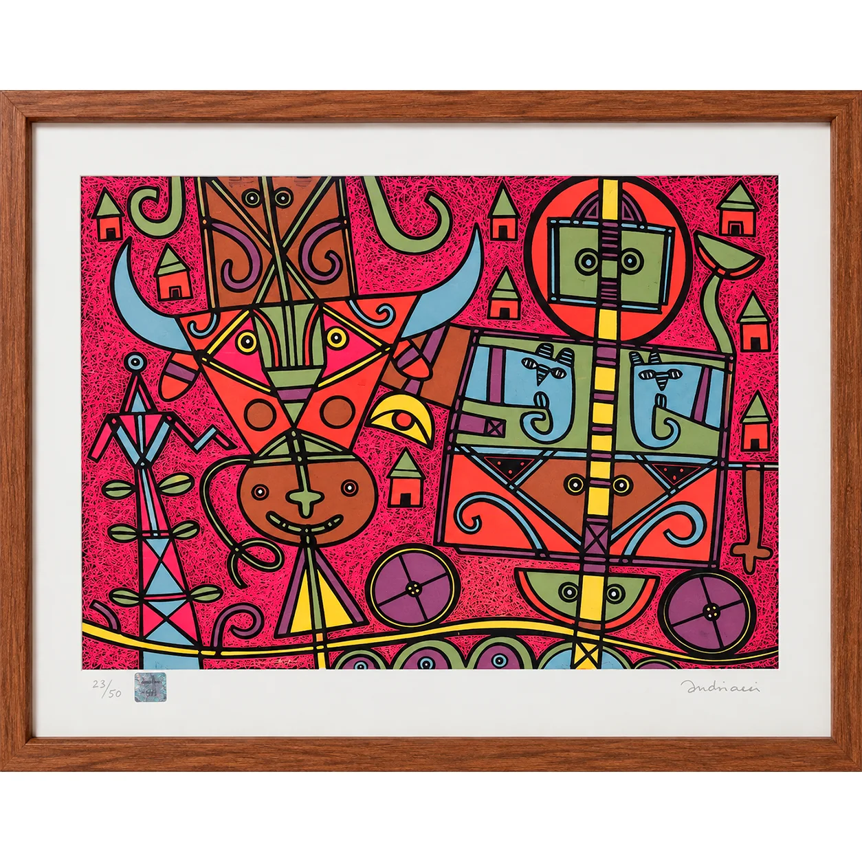 Vaquita con Ruedas (magenta)